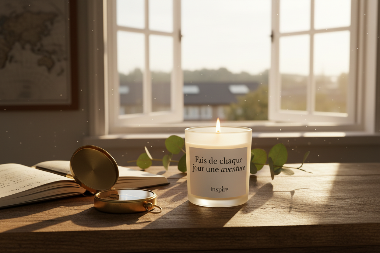 Bougie - Fais de chaque jour une aventure