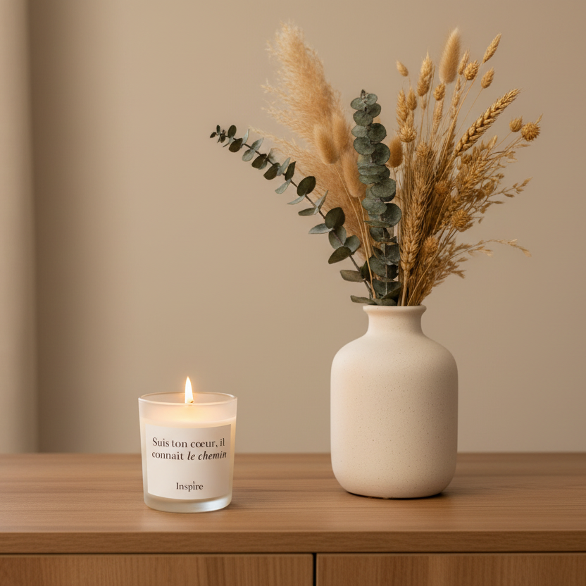 Bougie - Suis ton cœur il connaît le chemin