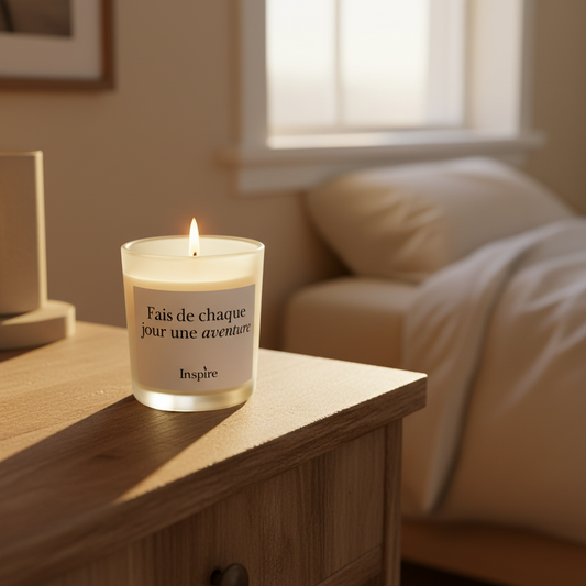 Bougie - Fais de chaque jour une aventure