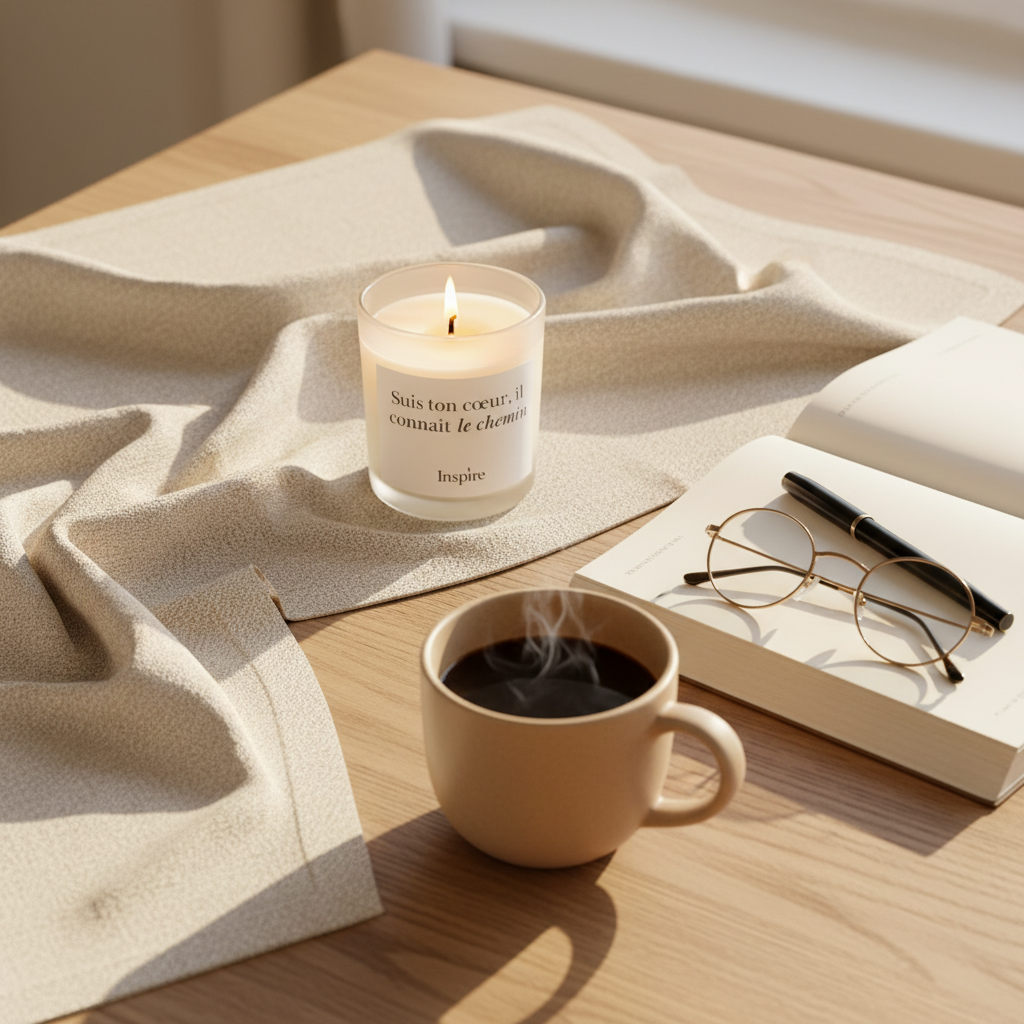 Bougie - Suis ton cœur il  connaît le chemin