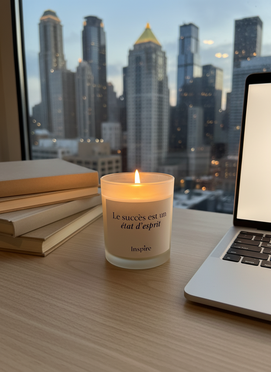 Bougie - Le succès est un état d'esprit